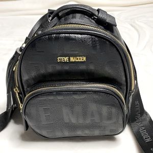 Steven Madden Black Backpack